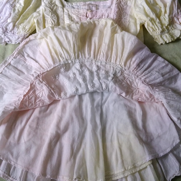 LoveShackFancy Tomasina embroidered dress multi S - Picture 12 of 16